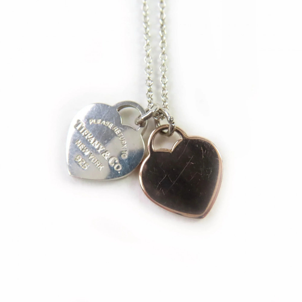 TIFFANY Authentic Gold Heart Necklace
